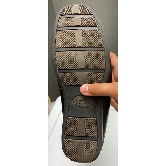 Florsheim mens brown Black sz 8.5. Driving Shoes Loafers Slip On  Casual Moc - Picture 9 of 9